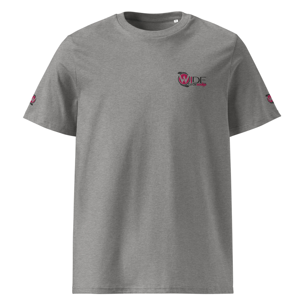 Unisex organic ribbed neck t-shirt