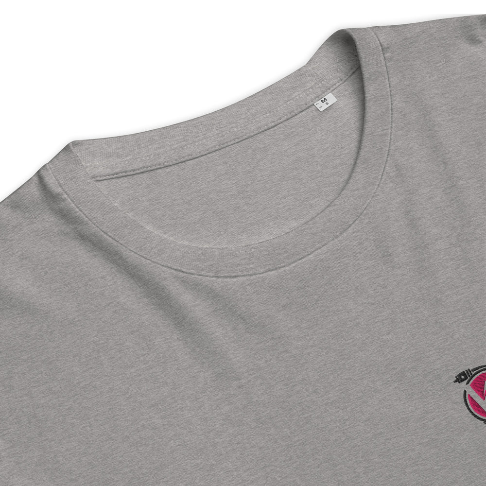 Unisex organic ribbed neck t-shirt
