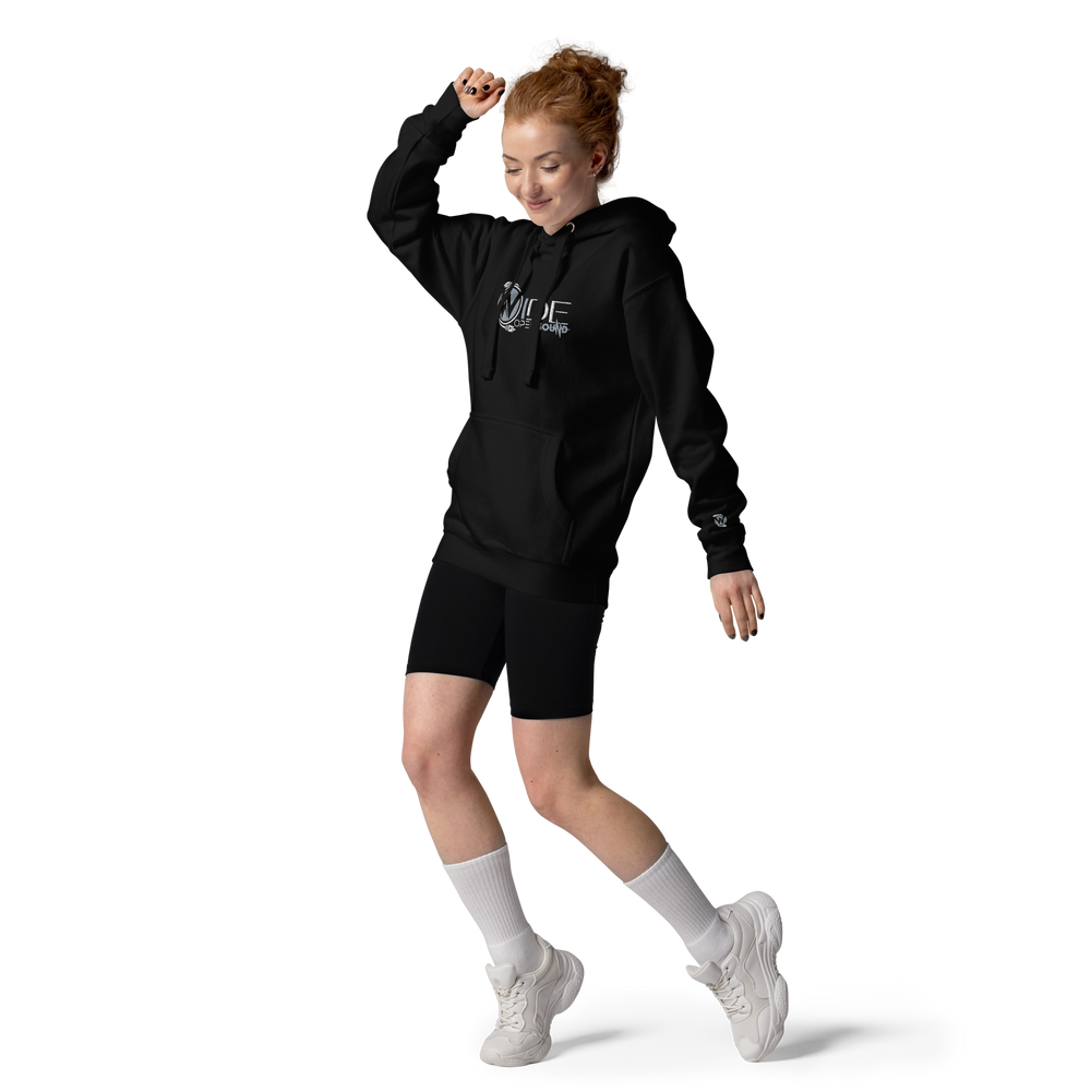 Unisex Hoodie Embroidered Front "Grey Collection"