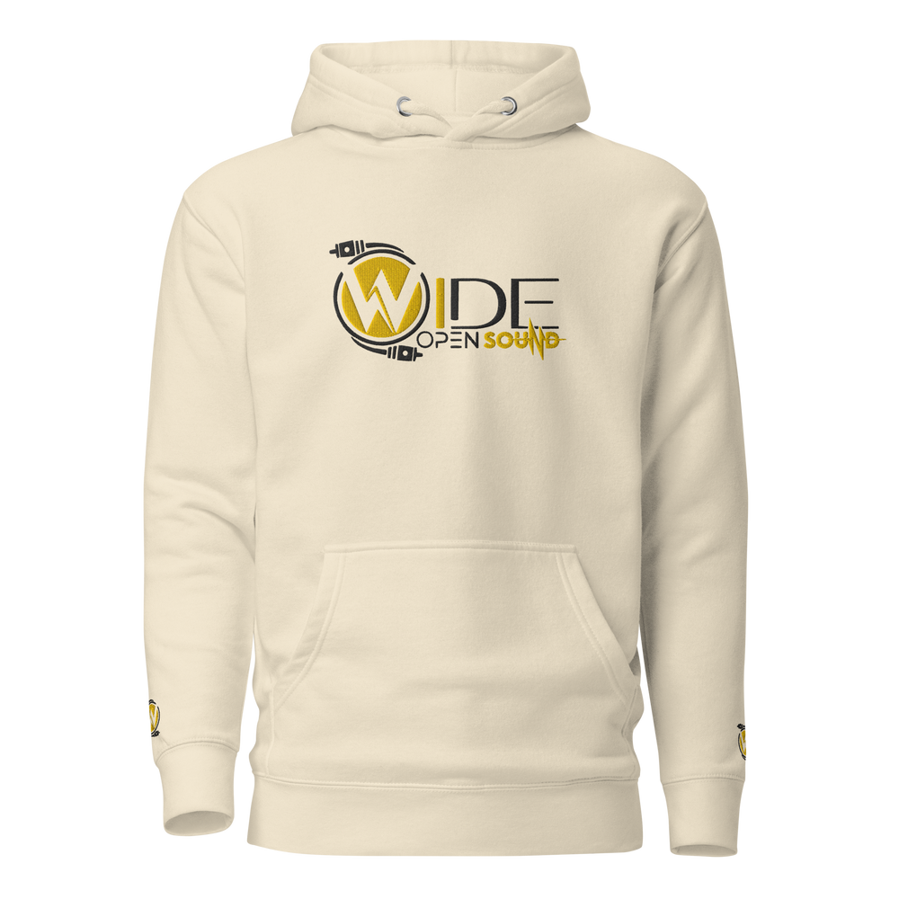 Unisex Hoodie Embroidered Front "Gold Collection"