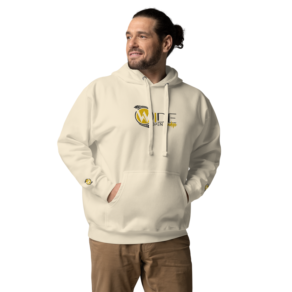 Unisex Hoodie Embroidered Front "Gold Collection"
