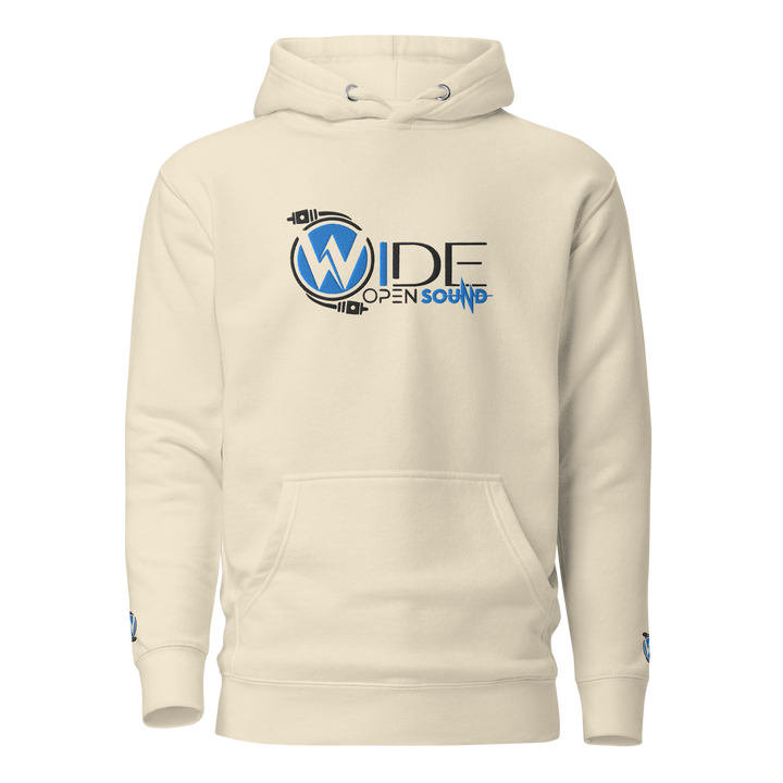 Unisex Hoodie Embroidered Front "Aqua Collection"