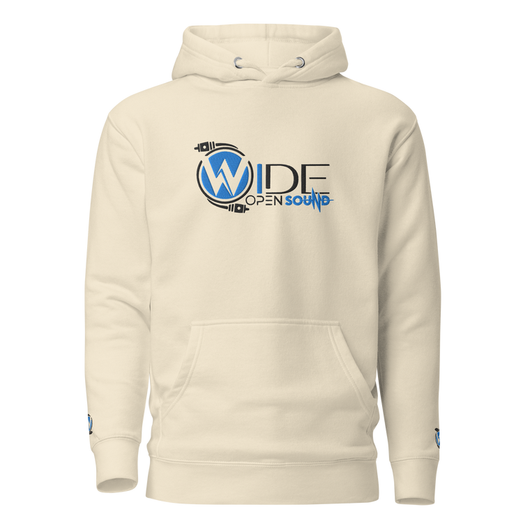 Unisex Hoodie Embroidered Front "Aqua Collection"