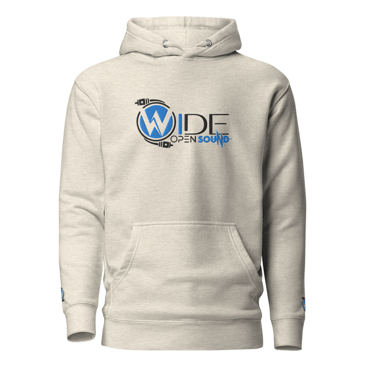Unisex Hoodie Embroidered Front "Aqua Collection"