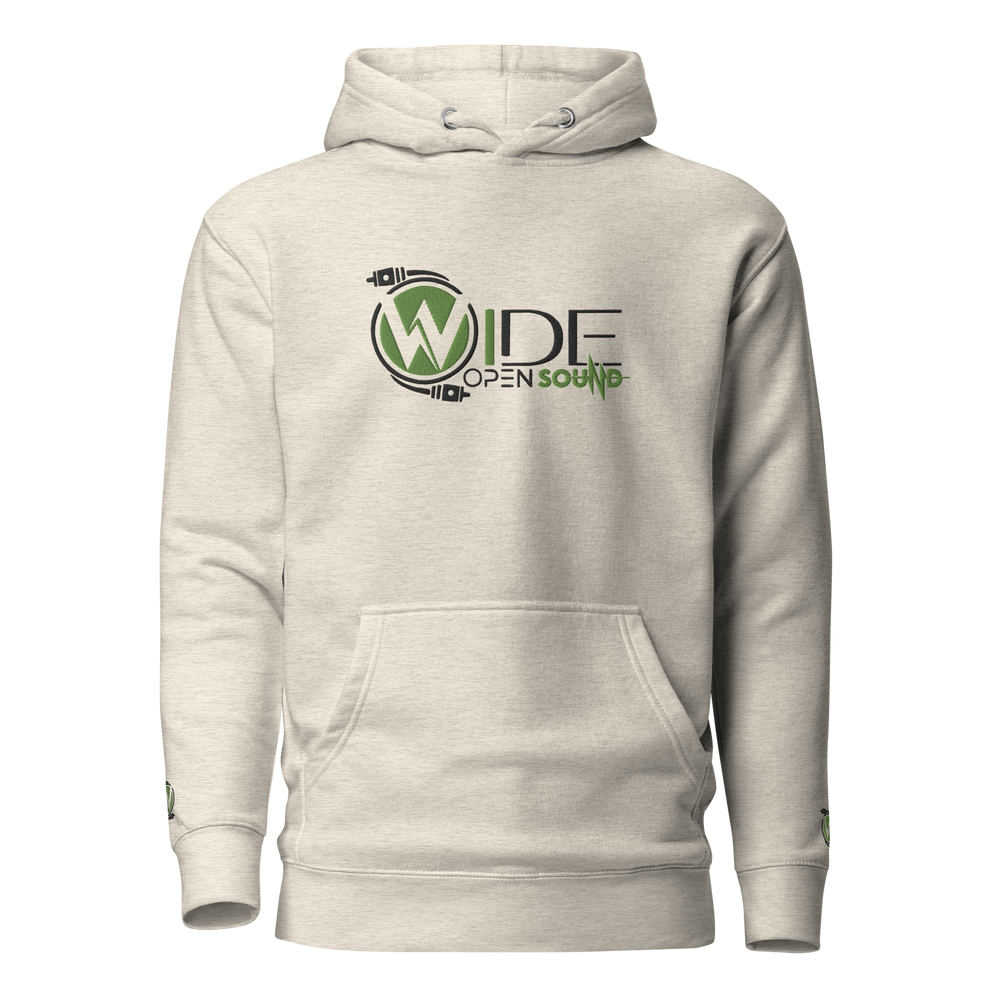 Unisex Hoodie Embroidered Front "Green Collection"