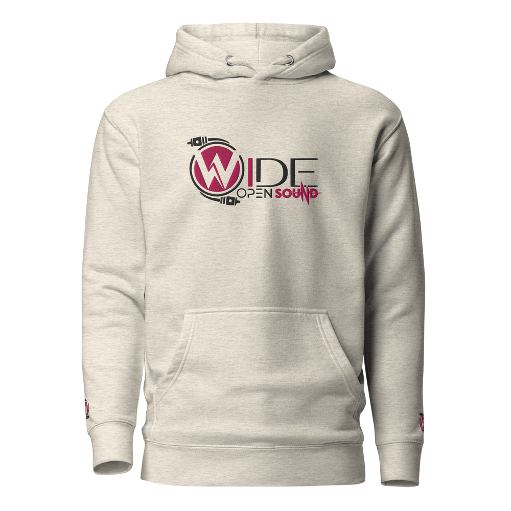 Unisex Hoodie Embroidered Front "Pink Collection"