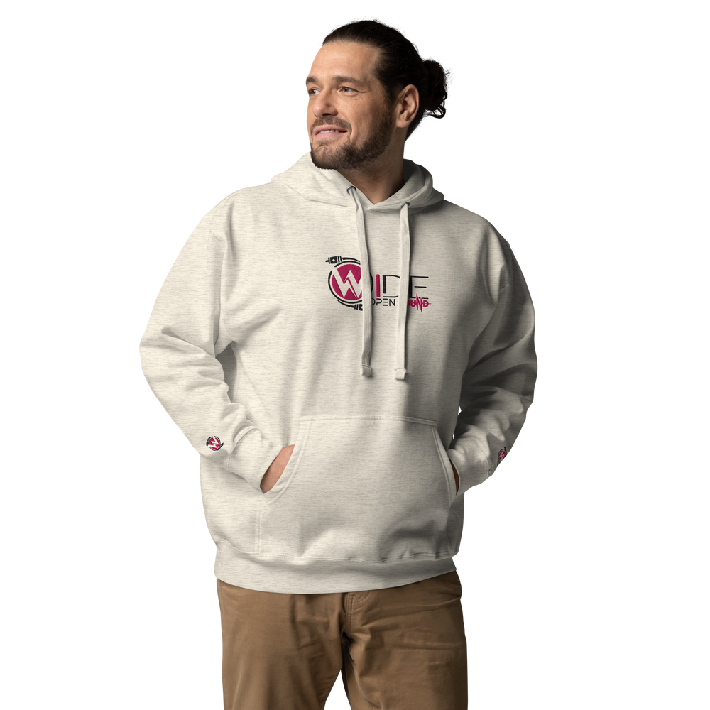 Unisex Hoodie Embroidered Front "Pink Collection"
