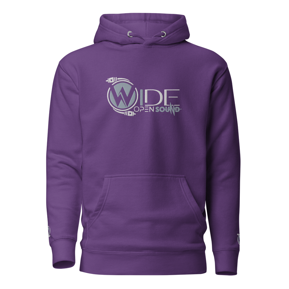 Unisex Hoodie Embroidered Front "Grey Collection"