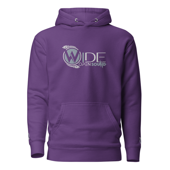 Unisex Hoodie Embroidered Front "Grey Collection"
