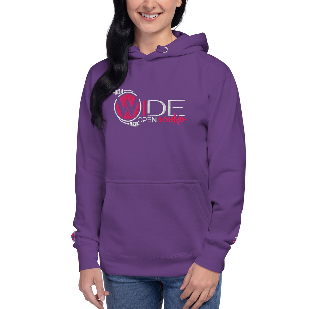 Unisex Hoodie Embroidered Front "Pink Collection"