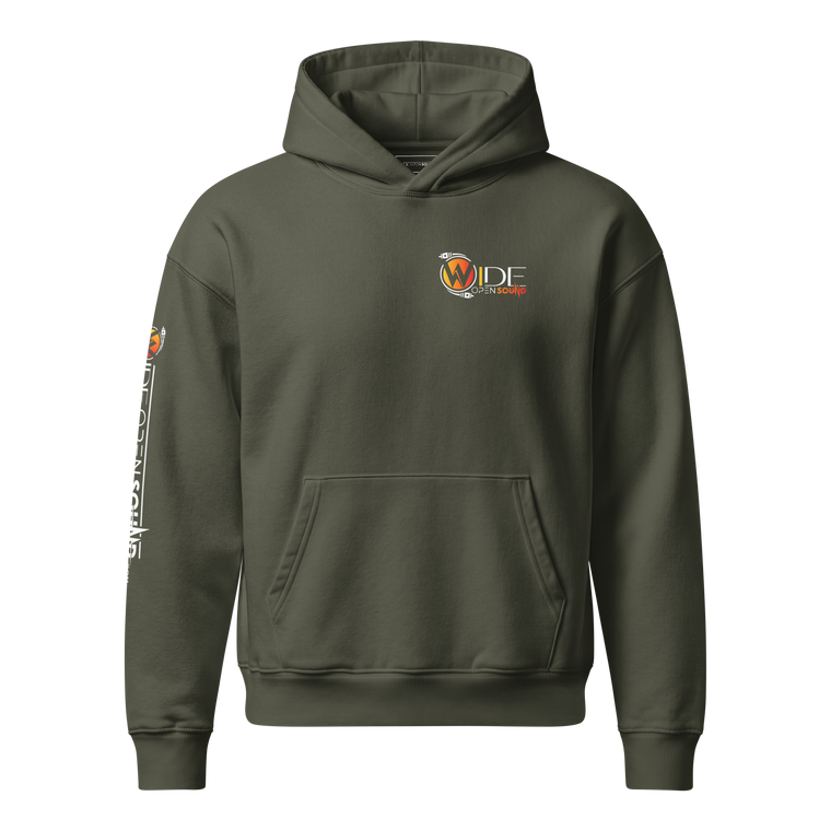Unisex Relaxed Mid-Weight Hooded Sweatshirt "Afterburn Collection"