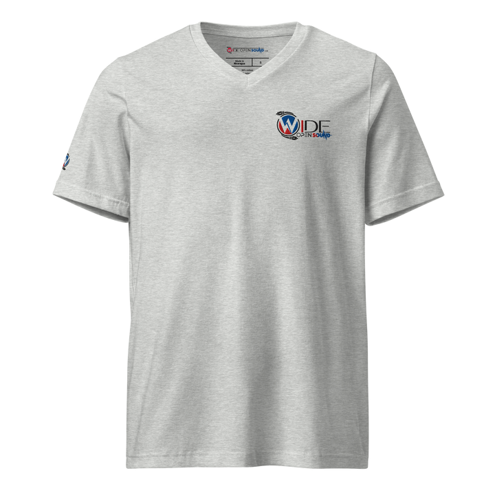 Unisex Short Sleeve V-Neck T-Shirt "Crimson Depths Collection"