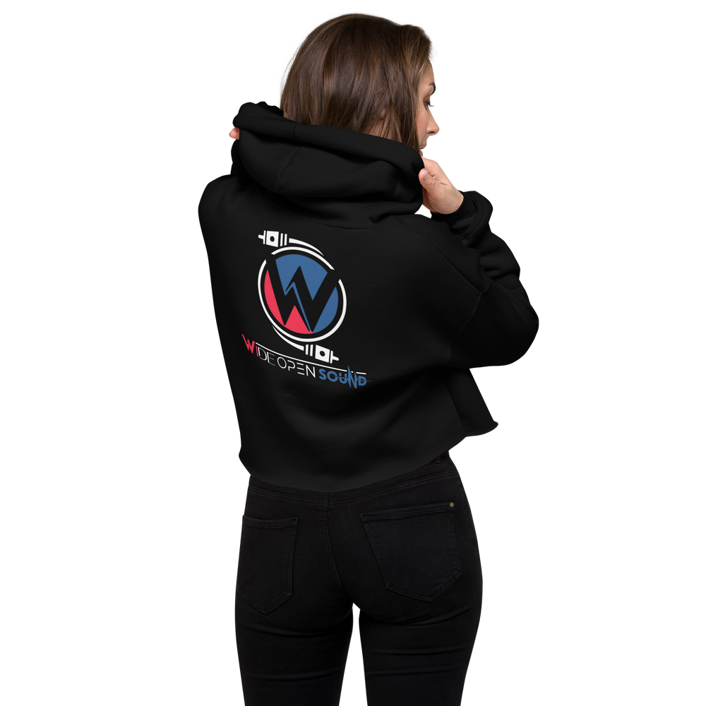 Crop Hoodie "Crimson Depths Collection"