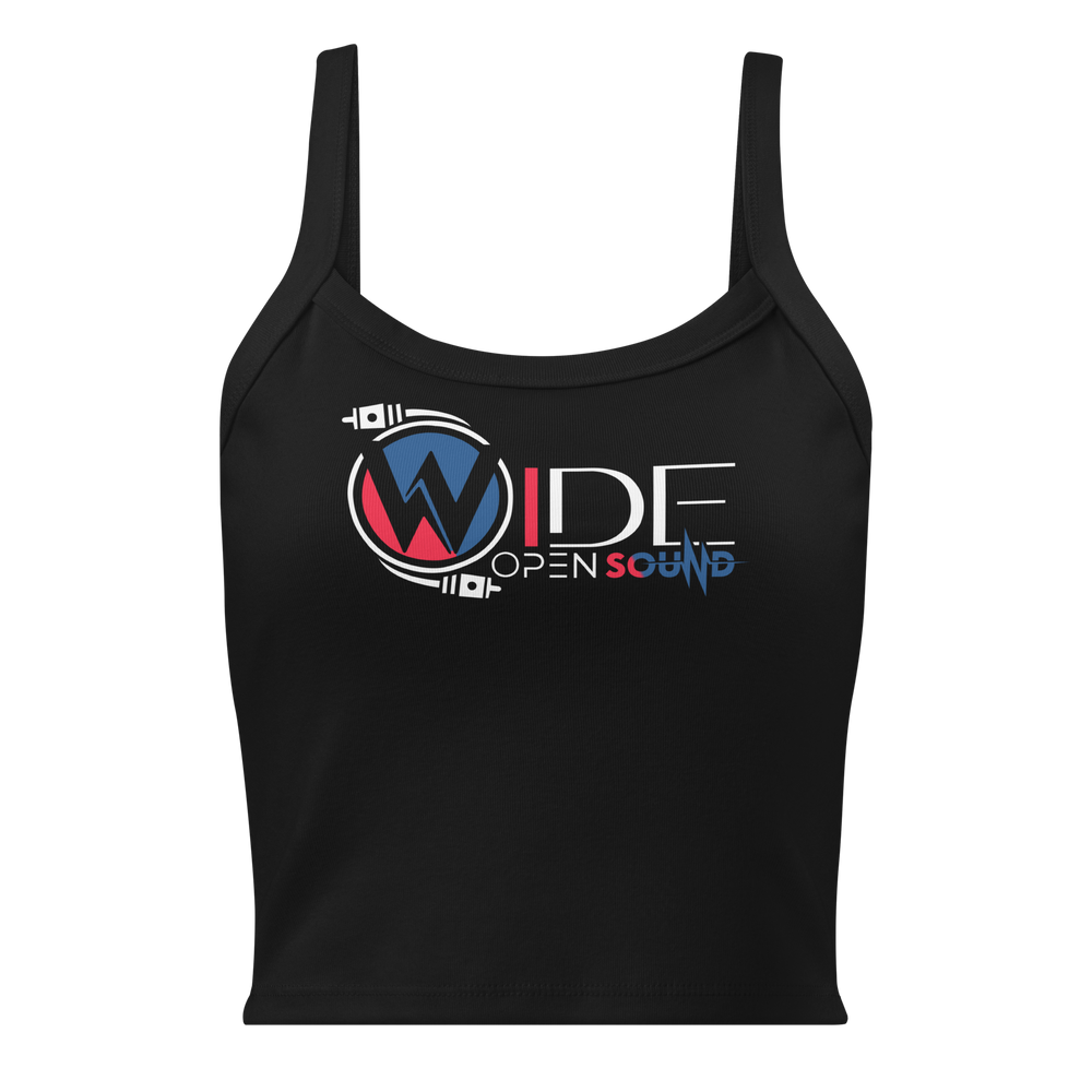 Women’s micro-rib tank top "Crimson Depths Collection"