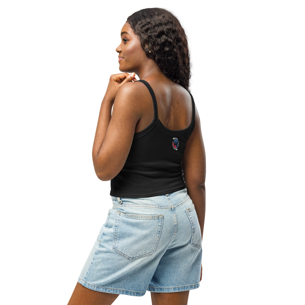 Women’s micro-rib tank top "Crimson Depths Collection"