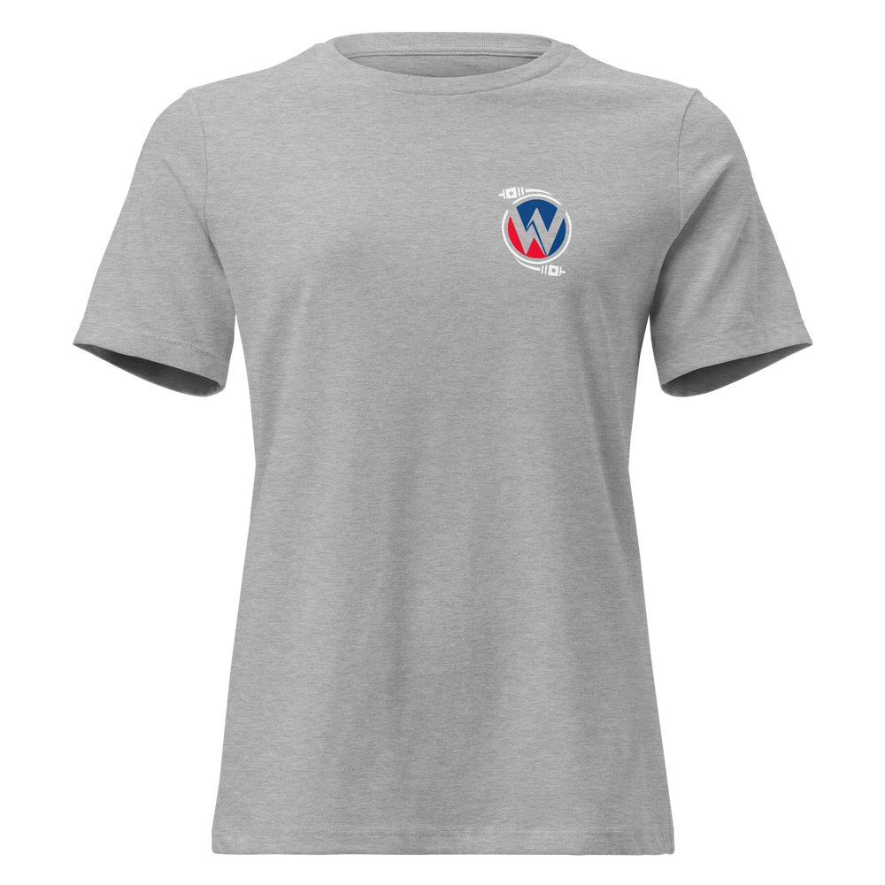 Women's Relaxed T-Shirt "Crimson Depths Collection"