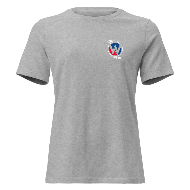 Women's Relaxed T-Shirt "Crimson Depths Collection"